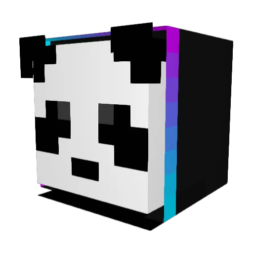 SINB_12 Minecraft avatar head, 3D render