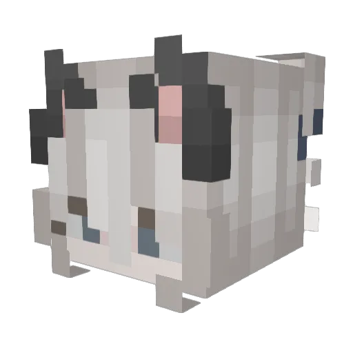 SINE4995 Minecraft avatar head, 3D render