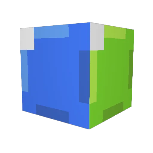 SINGINS_TW3RK Minecraft avatar head, 3D render