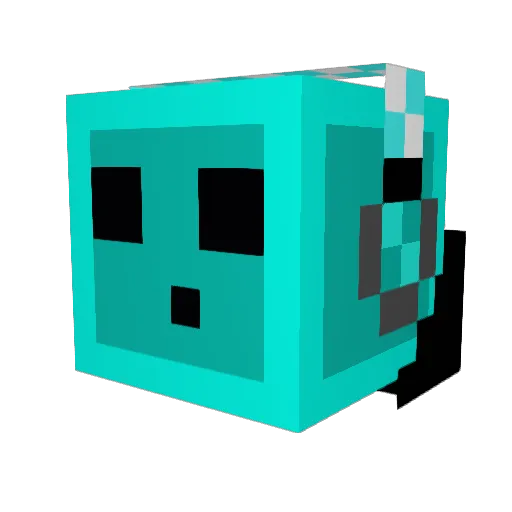 SINISTER2001 Minecraft avatar head, 3D render