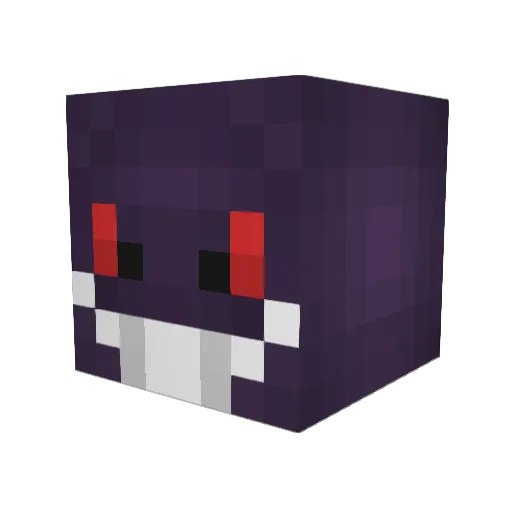 SINLESSNESS Minecraft avatar head, 3D render