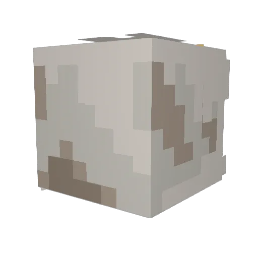 SINZ_Zora Minecraft avatar head, 3D render