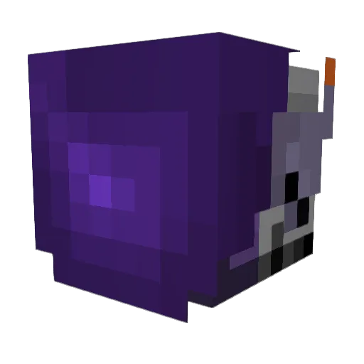 SIP007 Minecraft avatar head, 3D render