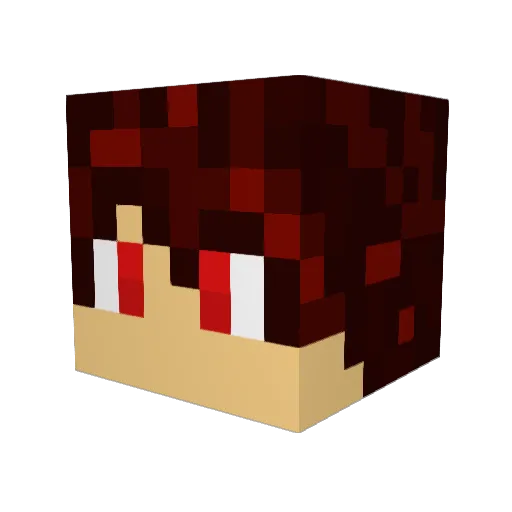 SIP_THE_TEA_ Minecraft avatar head, 3D render