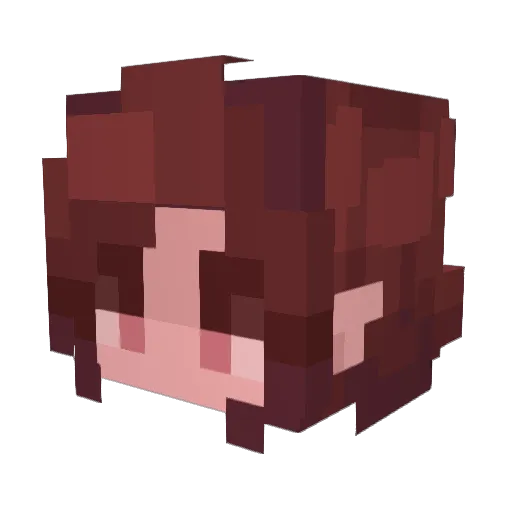 SIR0chek Minecraft avatar head, 3D render