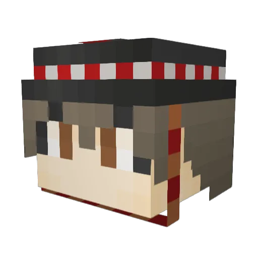 SIRI9700 Minecraft avatar head, 3D render