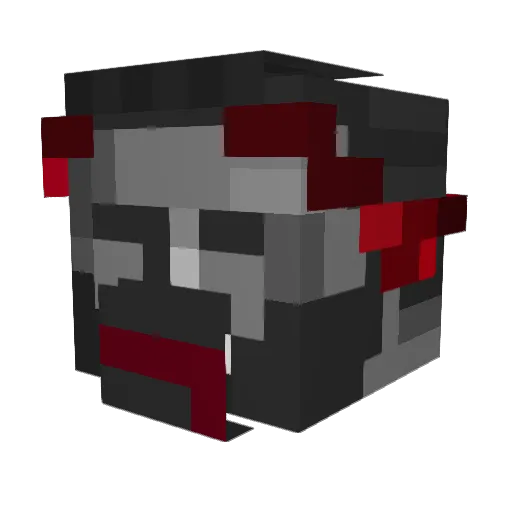 SIRMRGIGACHAD Minecraft avatar head, 3D render