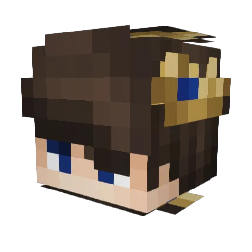 SIYAM_GAMING Minecraft avatar head, 3D render