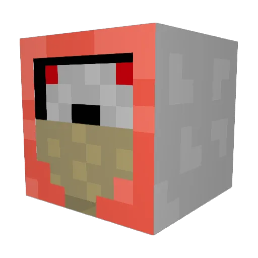 SIcoISDope Minecraft avatar head, 3D render
