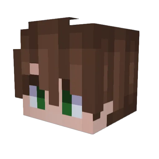 SIimeboy34 Minecraft avatar head, 3D render