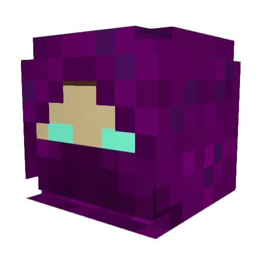 SJPT161 Minecraft avatar head, 3D render