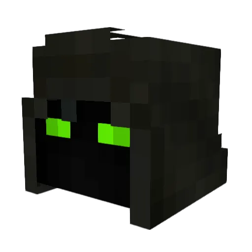 SKBES Minecraft avatar head, 3D render