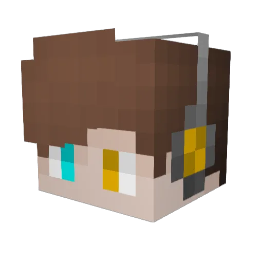 SKENER26 Minecraft avatar head, 3D render