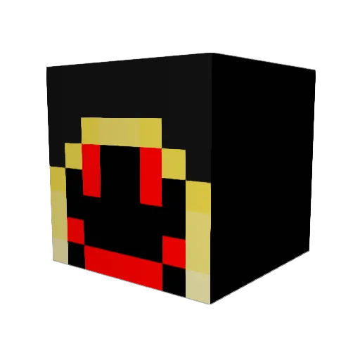 SKIPER0 Minecraft avatar head, 3D render