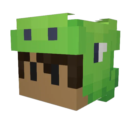 SKIPPYvonJAMESON Minecraft avatar head, 3D render