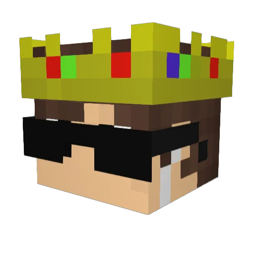 SKITTLES5258907 Minecraft avatar head, 3D render