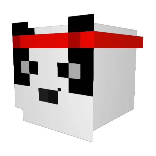 SKOGSTUKEN321 Minecraft avatar head, 3D render