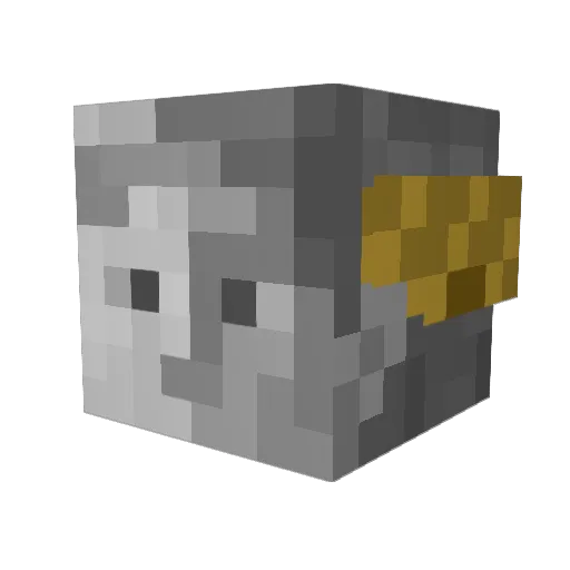 SKORPIO22 Minecraft avatar head, 3D render