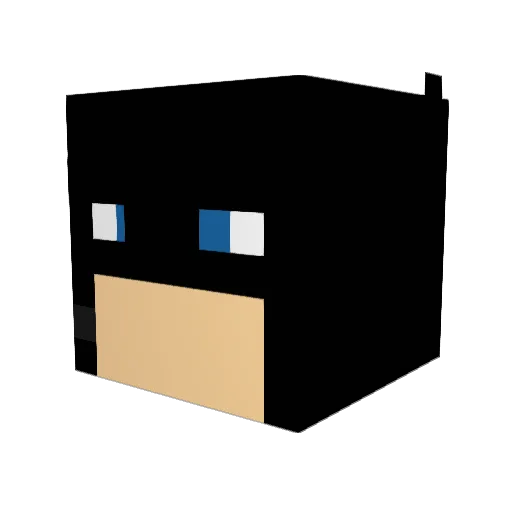 SKORPION1231 Minecraft avatar head, 3D render