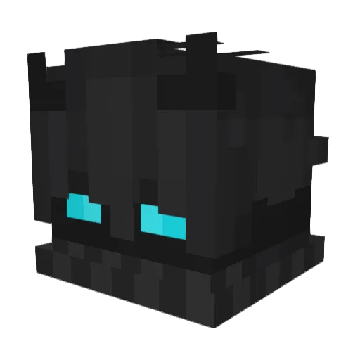 SKRIDEN Minecraft avatar head, 3D render