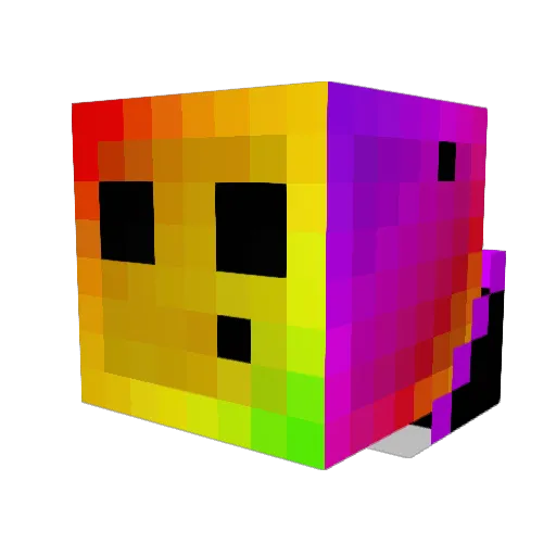 SKULL_VENOM_YT Minecraft avatar head, 3D render