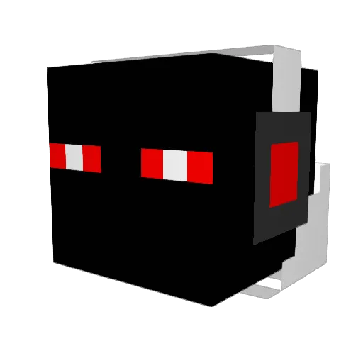 SKY2812 Minecraft avatar head, 3D render