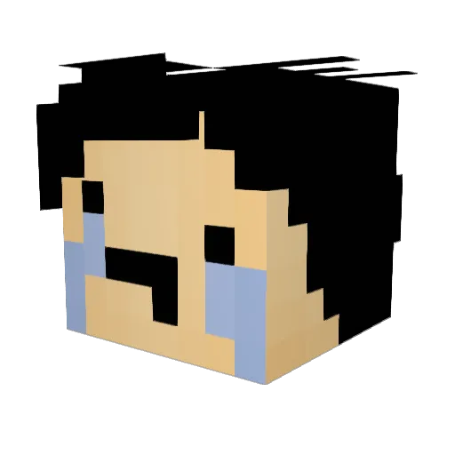 SKYBLU99 Minecraft avatar head, 3D render