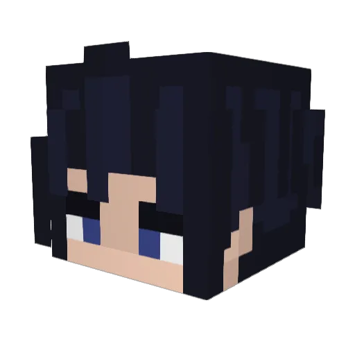 SKYL333 Minecraft avatar head, 3D render