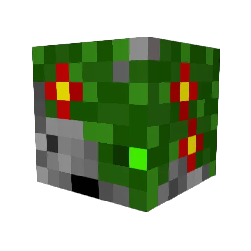 SKYMEISTA Minecraft avatar head, 3D render