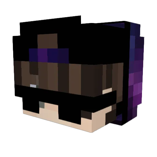SK_Potion Minecraft avatar head, 3D render