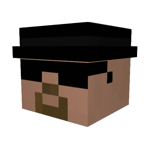 SKamp83 Minecraft avatar head, 3D render