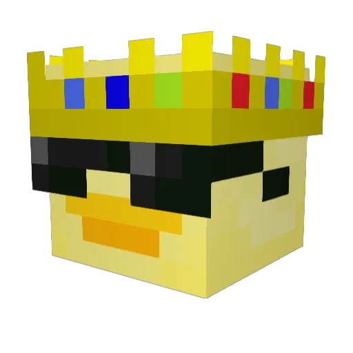 SKanoki Minecraft avatar head, 3D render