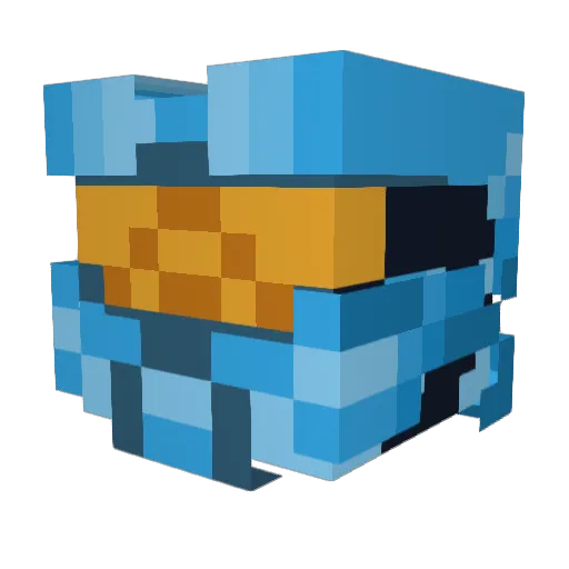 SKeysGamer Minecraft avatar head, 3D render