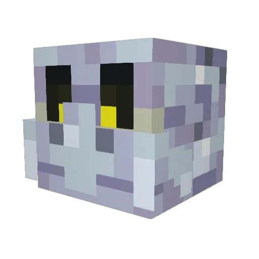SKing701 Minecraft avatar head, 3D render
