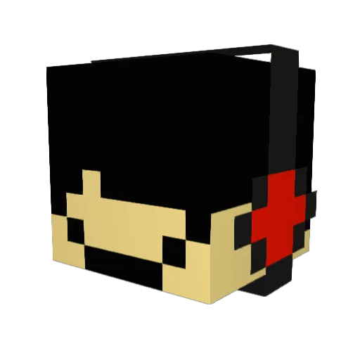 SKxWarbeast Minecraft avatar head, 3D render