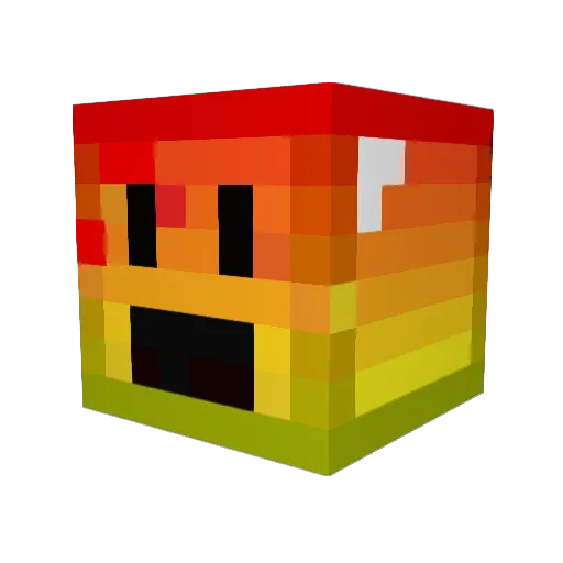 SKyBeasttt Minecraft avatar head, 3D render