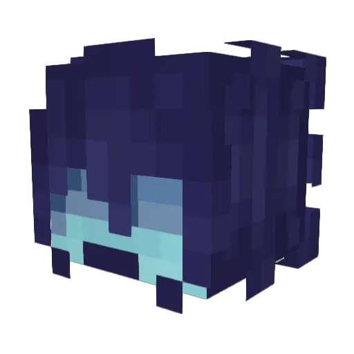 SL0GGER Minecraft avatar head, 3D render