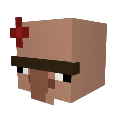 SL0pye Minecraft avatar head, 3D render