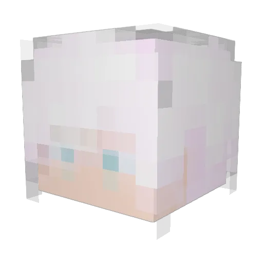 SL33PiNg Minecraft avatar head, 3D render