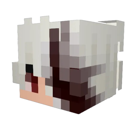 SLAIGERplay Minecraft avatar head, 3D render
