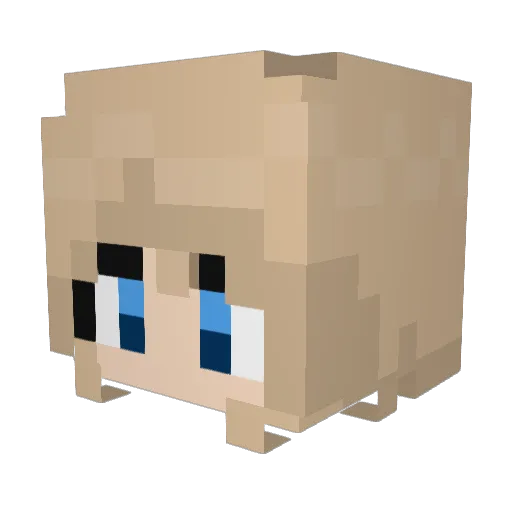 SLAYDEZILLA Minecraft avatar head, 3D render