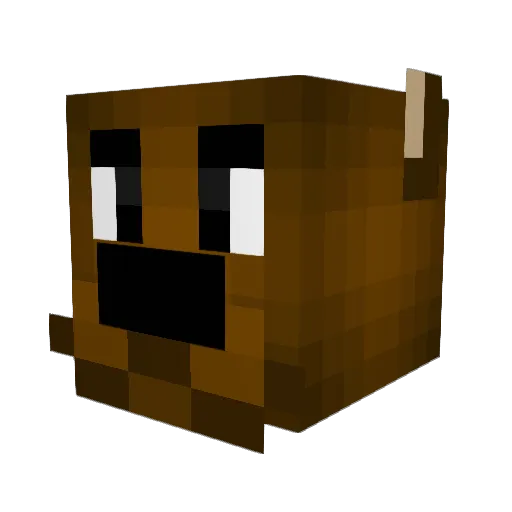 SLAYER600 Minecraft avatar head, 3D render