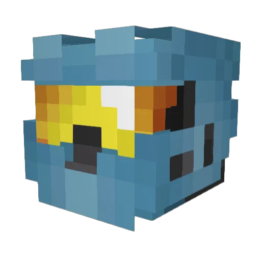 SLAYERZMB Minecraft avatar head, 3D render