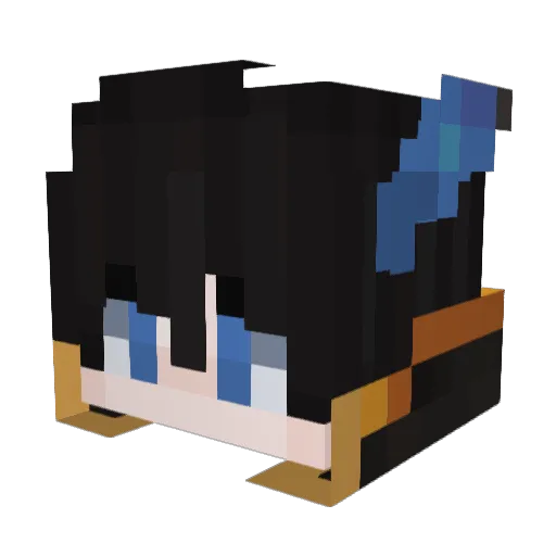 SLDFernan Minecraft avatar head, 3D render