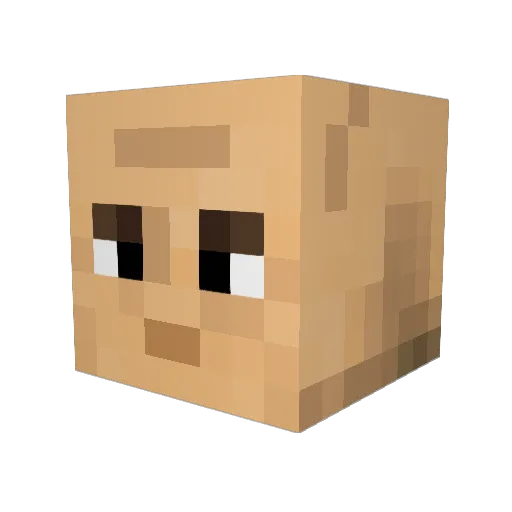 SLENDERMAN_323 Minecraft avatar head, 3D render