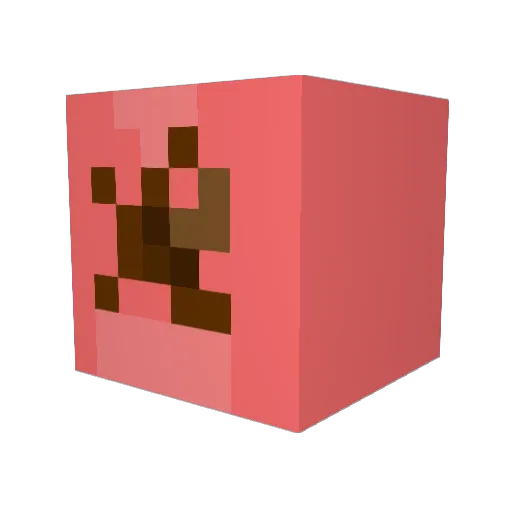 SLEPPERSK Minecraft avatar head, 3D render
