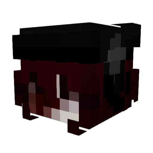 SLEXOOO Minecraft avatar head, 3D render