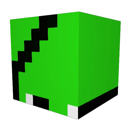 SLIMELY69 Minecraft avatar head, 3D render