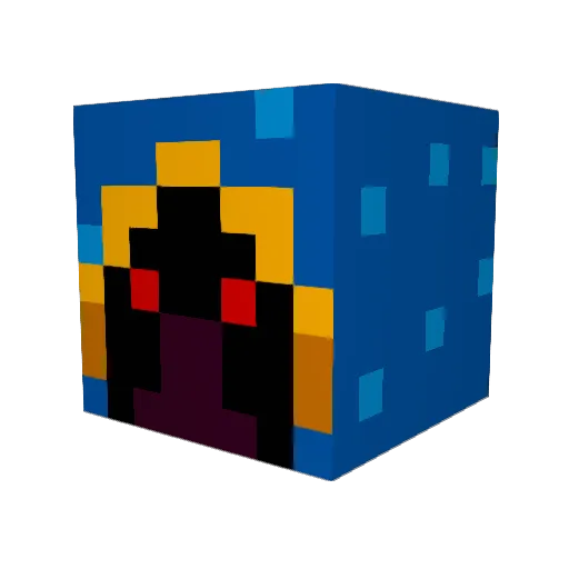 SLIMJIMS28 Minecraft avatar head, 3D render