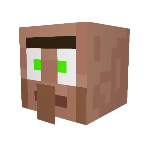 SLIMO88 Minecraft avatar head, 3D render